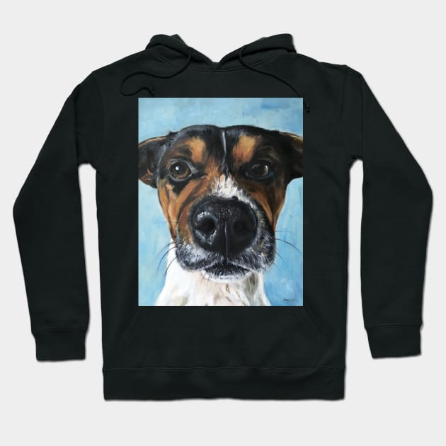 Jack Russell Face Hoodie by archiesgirl